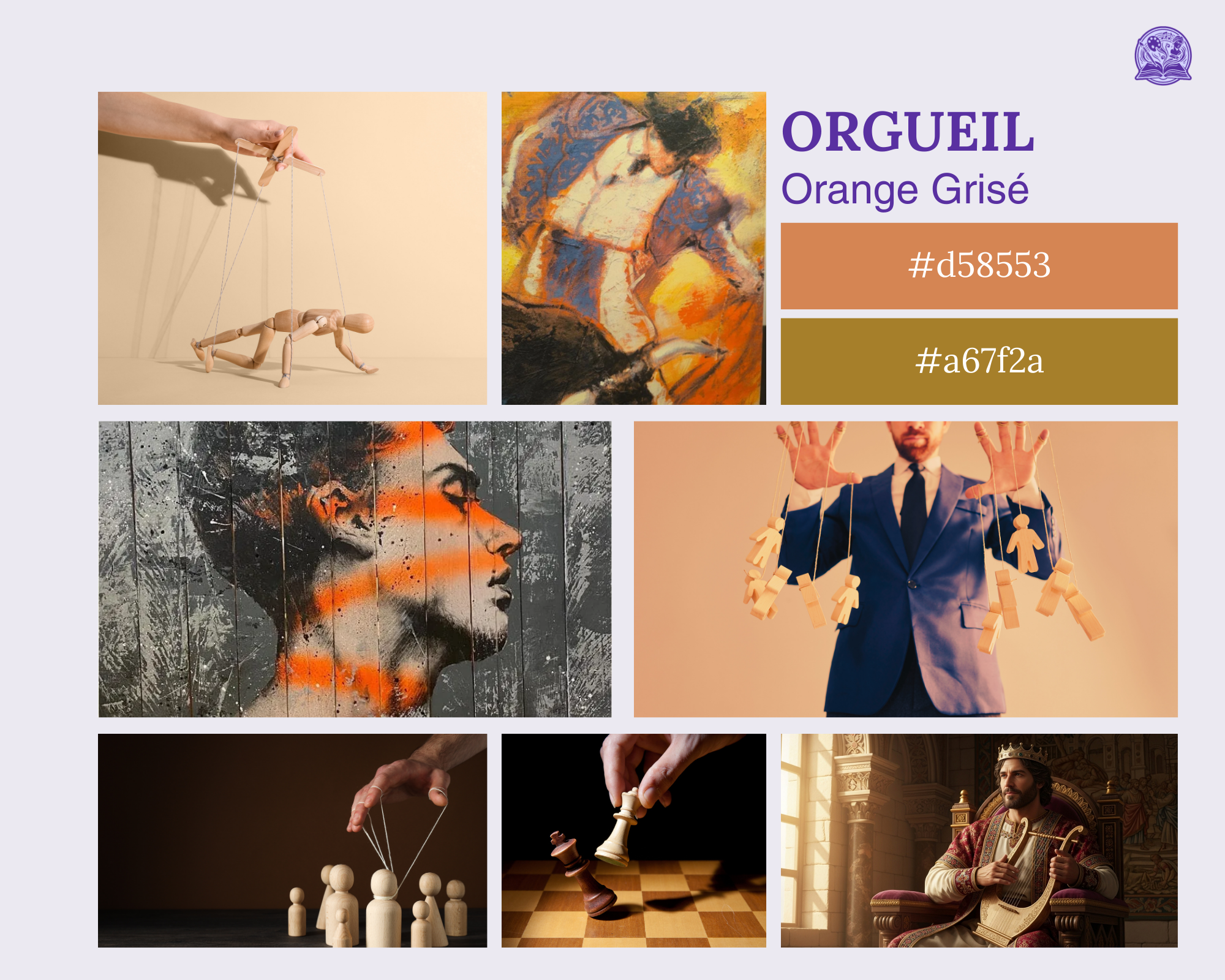 Moodboard L'Hégémonique Orgueilleux